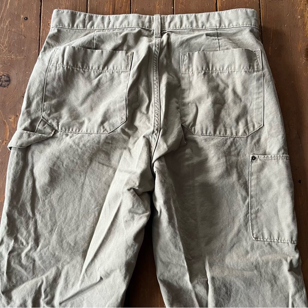 GAP Men's Carpenter Pants 30x30 Khaki Beige Relaxed Fit Workwear - Picture 8 of 9